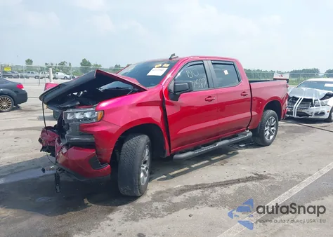 2021 Chevrolet Silverado 1500 4Wd Short Bed Rst from USA, damaged, VIN 1GCUYEED5MZ235403